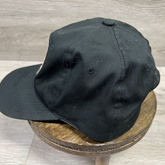 Harley Davidson Logo Ride Like The Wind American Needle Black Hat Cap Vintage - Picture 12 of 12